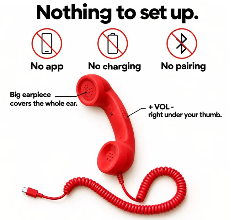 RingRelive™ Retro Handset