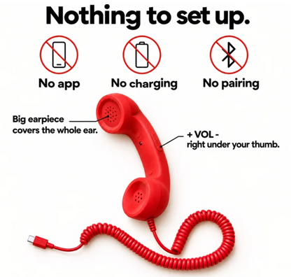 RingRelive™ Retro Handset