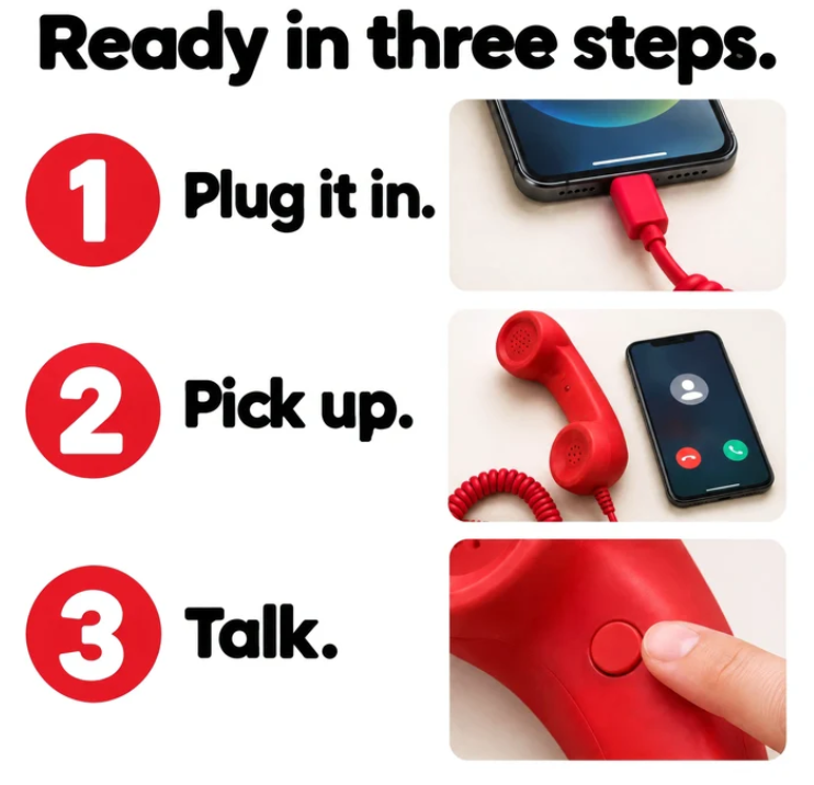 RingRelive™ Retro Handset